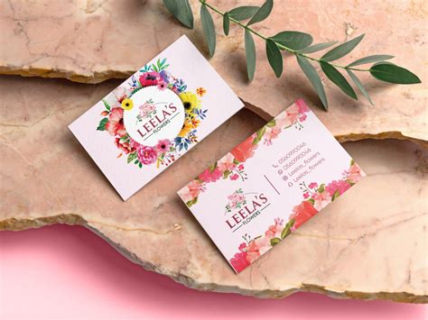 Floral Business Card by IMTIAZUX🔥 on Dribbble