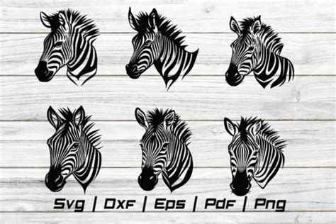 Zebra Head Svg Vector File Graphic By Jennadesignsstore · Creative Fabrica