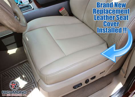 07 14 Ford Expedition Passenger Side Bottom Replacement Leather Seat Cover Tan Ebay