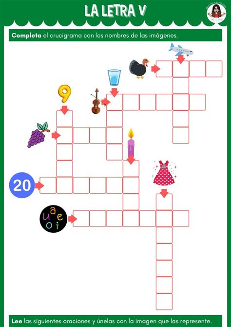 La Letra V Worksheet Ejercicios De Calculo Crucigramas Infantiles