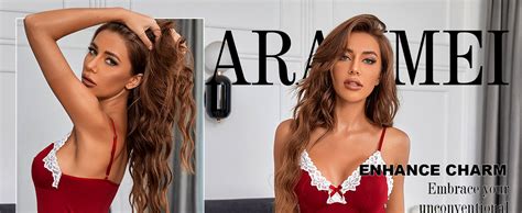 Aranmei Women S Nightwear Sexy Chemise Nightgowns Plus Size Lace Babydoll Lingerie V Neck Full