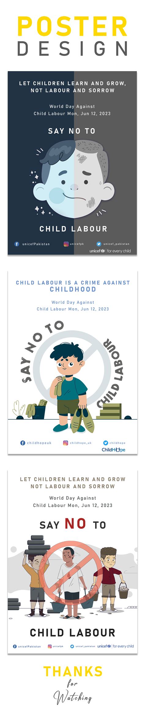 Child Labour Poster on Behance