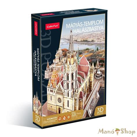 CubicFun - 3D puzzle magyar építészet-Mátyás templom-Halász