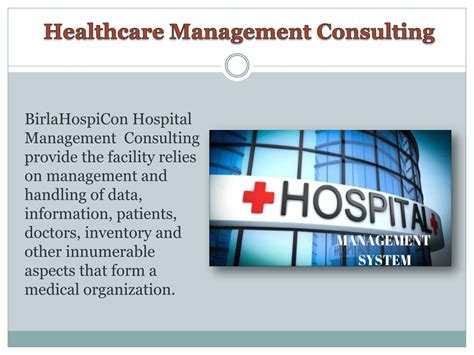 PPT - Healthcare Management Consulting – Birlahospicon PowerPoint