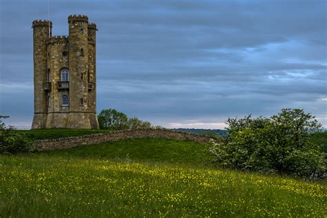 Broadway Tower at Dusk — Tide & Land