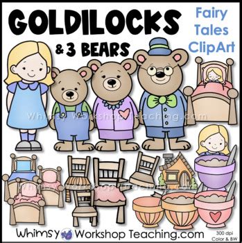 Goldilocks And The Three Bear Clipart