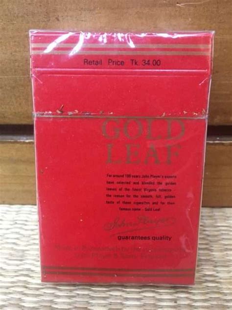 John Player Gold Leaf Cigarette Hard Pack Made In Bangladesh Danly