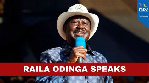 LIVE AZIMIO LEADER RAILA ODINGA ADDRESSES THE NATION YouTube