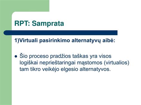 Ppt Racionalaus Pasirinkimo Teorija Rpt Powerpoint Presentation