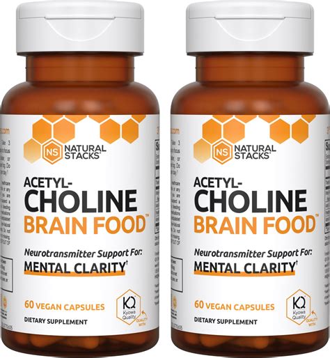 Amazon Natural Stacks Acetylcholine Brain Food With Alpha Gpc