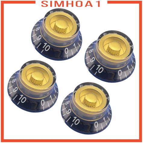 Simhoa1 4pcs And Control Knobs Set For Lp Electric Guitar