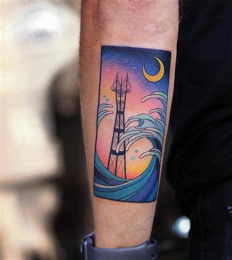 Discover More Than 76 Waves Tattoo Forearm Vn