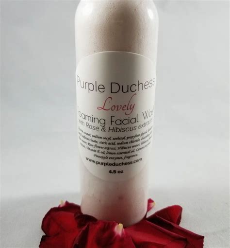 Lovely Foaming Facial Washartisanal Rose Water Foaming