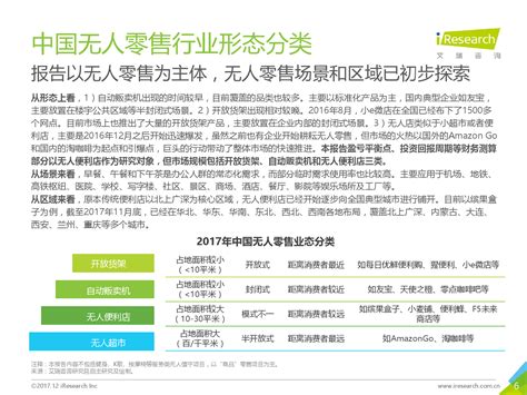 艾瑞咨询：2017年中国无人零售行业研究报告（附报告全文） 中商情报网