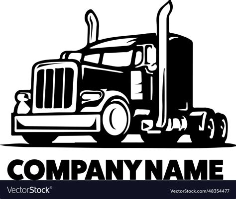 Truck company logo Royalty Free Vector Image - VectorStock