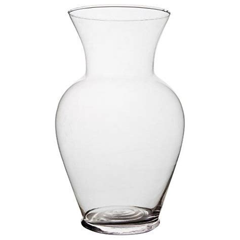 Royal Imports Flower Rose Bunch Glass Urn Vase Decorative Centerpiece