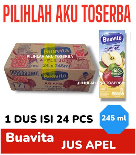 Jual Buavita Apple Jus Apel Ml Harga Dus Isi Jakarta