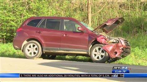 Two People Hospitalized After Two Vehicle Accident In City Youtube