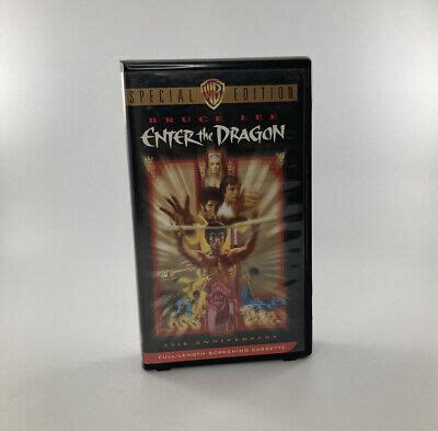 Enter The Dragon VHS Clamshell 25th Anniversary Screening Copy Rare