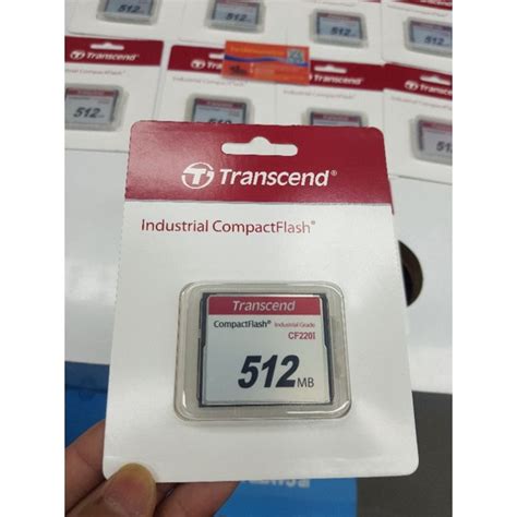 Transcend Compactflash Card 512mb Cf Industrial Card รับประกัน 3 ปี Ts512mcf220i Ts4gcf220i 512