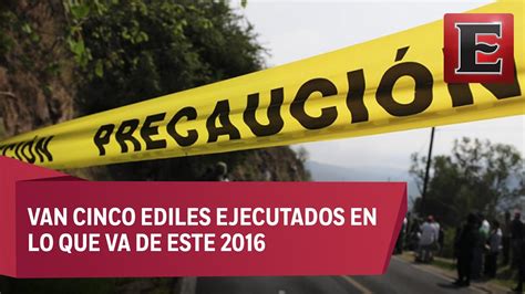 43 alcaldes asesinados en México desde el 2006 YouTube