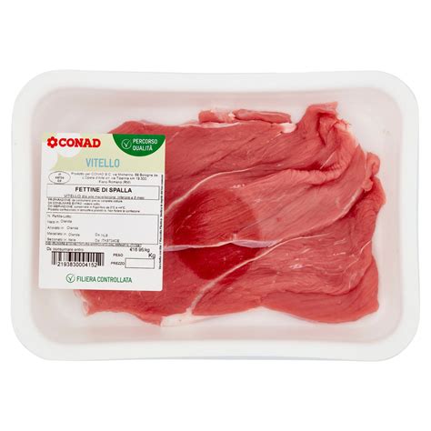 Vitello Fettine Di Spalla Grammi Conad In Vendita Online Conad