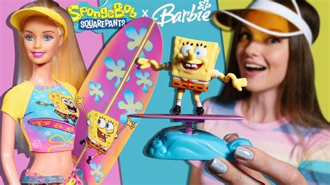 BARBIE SPONGEBOB SquarePants 2003 обзор распаковка куклы и фигурки