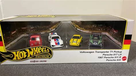 Hot Wheels Premium Collector Set Porsche Renschport Envío gratis