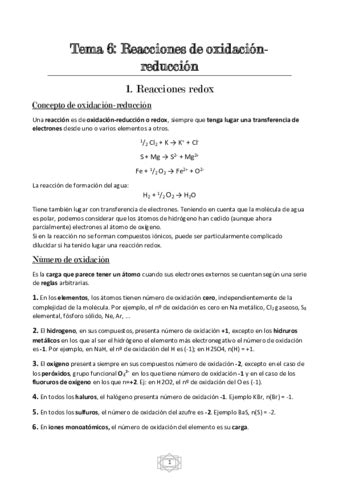 Tema Reacciones Redox Pdf