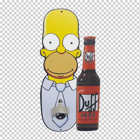 Botella De Cerveza Homer Simpson Duff Abrebotellas De Cerveza Cerveza