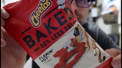 Baked Flamin Hot Cheetos Review YouTube