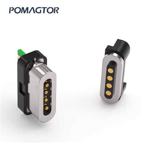 Multi-Pin Series Customized Magnetic Pogo Pin Connector | Pomagtor