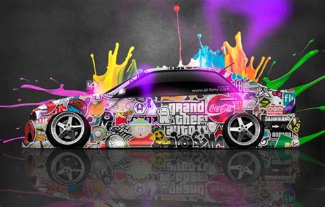 Обои Multicolors Тони Кохан Tony Kokhan Яркость el Tony Cars