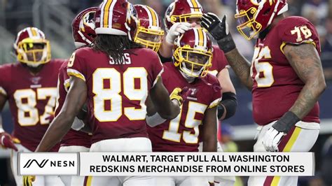 Walmart And Target Pull All Washington Redskins Merchandise From Online