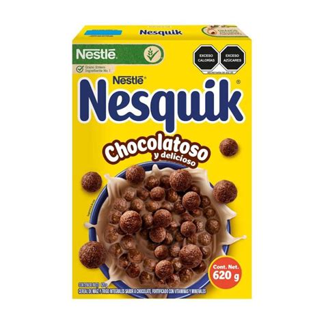 Cereal Nestlé Nesquik Sabor Chocolate Caja 620 Gr Soriana Nesquik