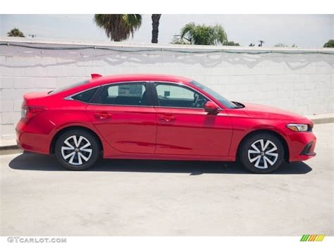 Rallye Red Honda Civic Lx Sedan Exterior Photo