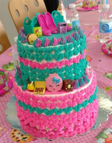 Pasteles Para Fiestas De Shopkins Tutusparafiestas Pasteles