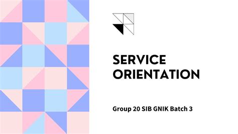 Service Orientation Case Group Sib Gnik Batch Youtube