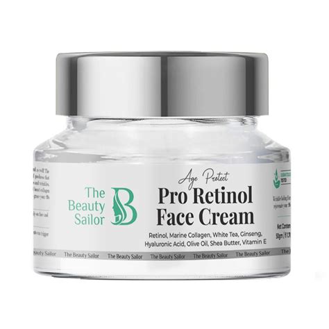 The Beauty Sailor- Pro-Retinol Face Cream| anti-aging retinol night cream with hyaluronic acid ...