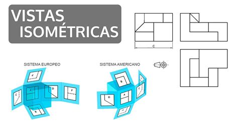 Cómo sacar VISTAS ISOMÉTRICAS de un objeto Sistemas de vistas