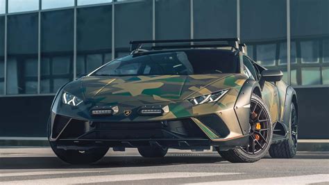 The Lamborghini Huracan Sterrato Looks Even Tougher In Camouflage