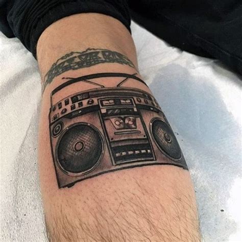 50 Tatuajes De Radio Cassettes O Radios Antiguas