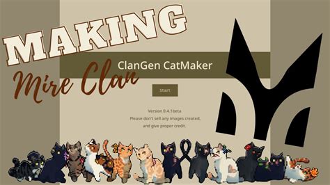 Clan Gen Cat Maker Making Mire Clan Youtube