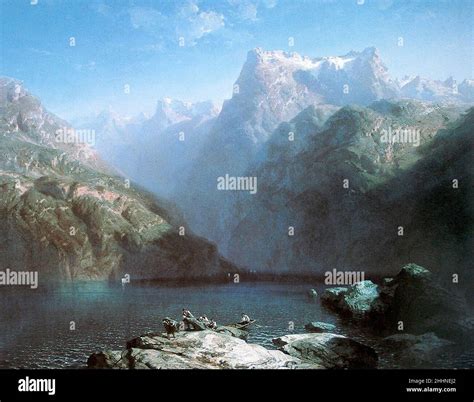 Vintage gothic landscape art Stock Photo - Alamy