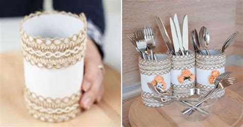 Upcycle Pringles Cans Into These Rustic Storage Containers DIY Crafts