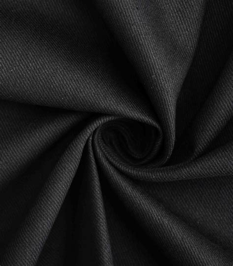 Black Color Cotton Drill Dyed Fabric Fc Dinesh Exports