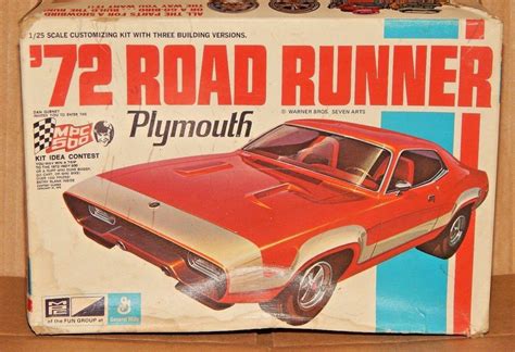 Mpc Scale Plymouth Road Runner Plastic Model Car Kit In Box