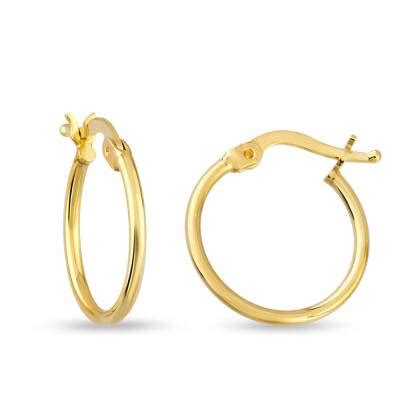 Gold Hoop Earrings Lizay E153038