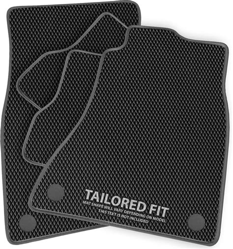 Car Mats To Fit Range Rover Velar 2017 Diamond Rubber With Grey