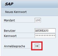 Anmeldesprache in SAP ERP ändern Tipps Tricks